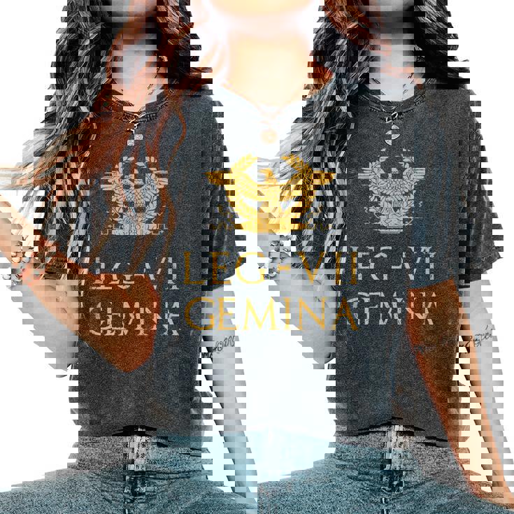 Legioii Gemina Aquila Romana Legión Romana Camiseta extragrande cómoda para mujer