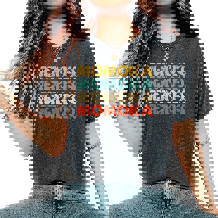 Momoka 桃花 レディースオーバーサイズコンフォートTシャツ