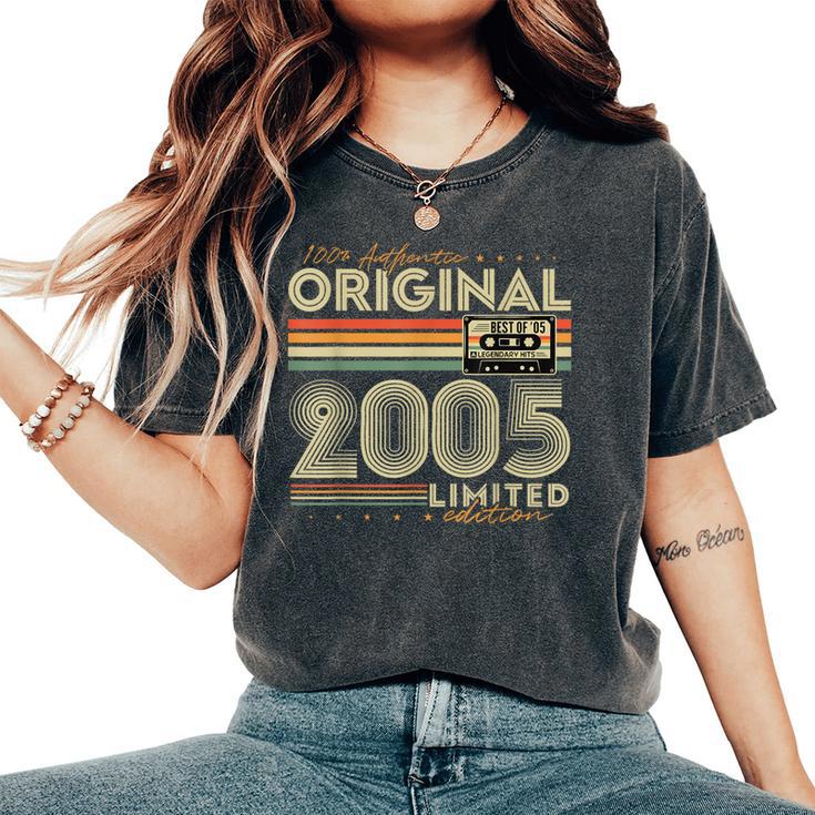 Original 2005Intage Regalo 20º Cumpleaños Hombre Camiseta extragrande cómoda para mujer