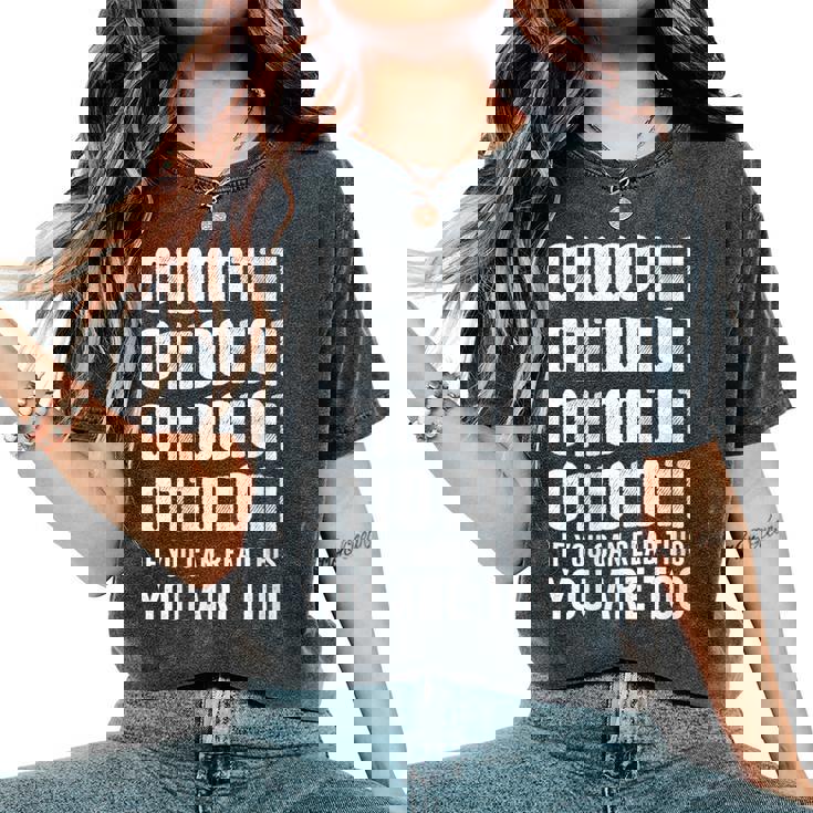 Programador Informático De Código Binario De Informática Cuello Camiseta extragrande cómoda para mujer