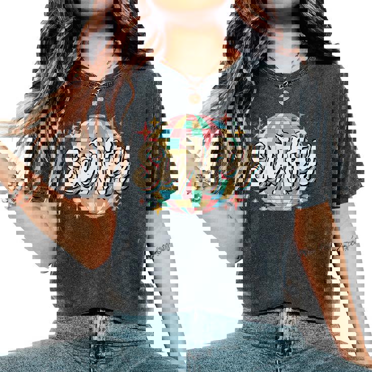 Retro Taylor First Name Personalized N Girls Women's Oversized Comfort T-Shirt