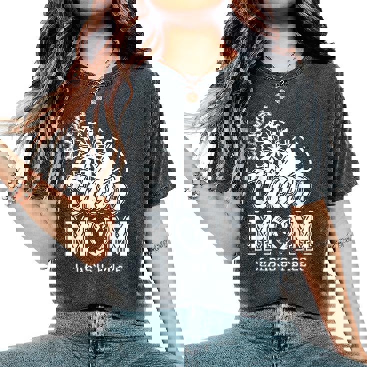 Senior Cheerleader Mom Cheer Class Of 2026 Graduation Women Women's Oversized Comfort T-Shirt