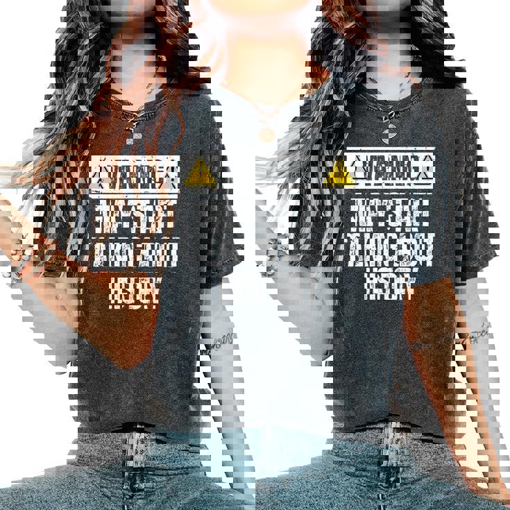 Historia Divertida Arte Para Hombres Es Historiadores Historia Profesores Camiseta extragrande cómoda para mujer