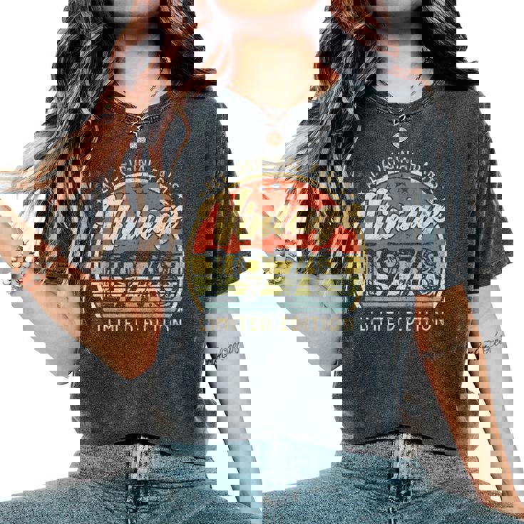 Vintage 1978 Edición Limitada Retro Hecho En 1978 Hombres Es Camiseta extragrande cómoda para mujer