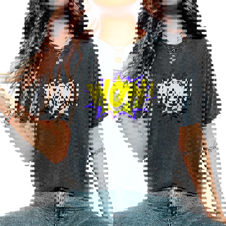 Wow Wow Dad Mom メンズ レディース ボーイズ ガールズ ファニーギフトtシャツ レディースオーバーサイズコンフォートTシャツ