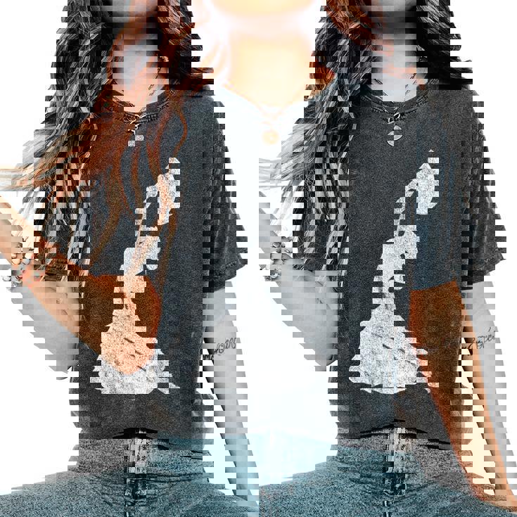 フラメンコ ダンサー ドレス スペイン エスパーニャ 女性用 男性用 フラメンコ レディースオーバーサイズコンフォートTシャツ