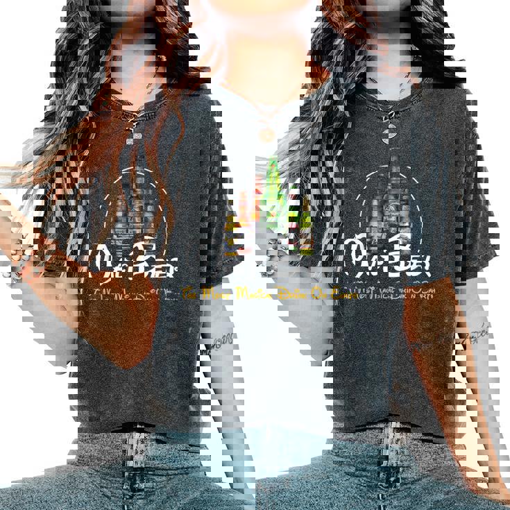 モルトビールパロディー Malt Beer Most Magical Drink On Earth レディースオーバーサイズコンフォートTシャツ