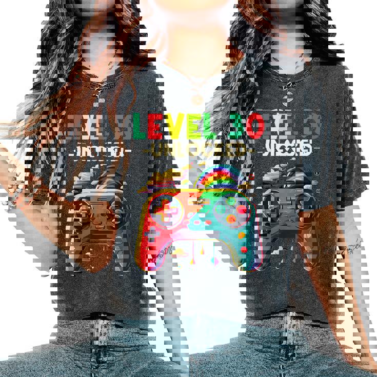 レベル 30歳 男性 女性 ゲーミング 30代 30歳 誕生日 レディースオーバーサイズコンフォートTシャツ