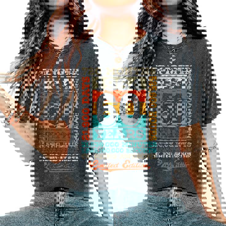 ヴィンテージ 1964 ギフト 男性 女性 長寿祝い 1964年生まれ 還暦祝い ユニークな誕生日プレゼント レディースオーバーサイズコンフォートTシャツ