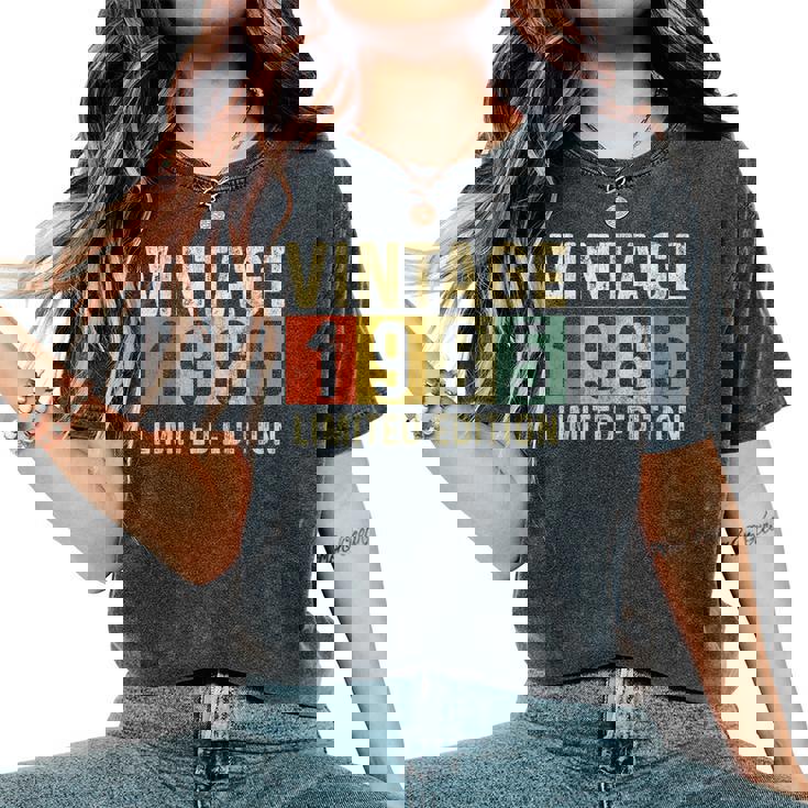 ヴィンテージ 1985 40歳の誕生日プレゼント 男性 女性 40歳 レディースオーバーサイズコンフォートTシャツ