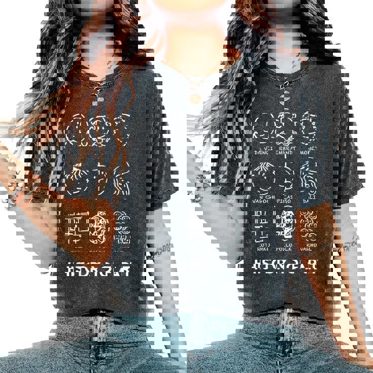 教師、学生、男性、女性の愛の芸術のための歴史。 レディースオーバーサイズコンフォートTシャツ