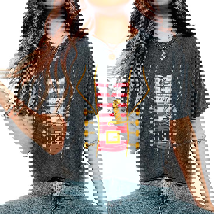 海賊、衣装、子供、女性、男性、子供、男の子、女の子 レディースオーバーサイズコンフォートTシャツ