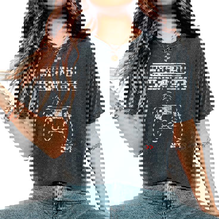 40歳の誕生日プレゼント Level 40 Complete 贈り物 男性用、女性用 レディースオーバーサイズコンフォートTシャツ