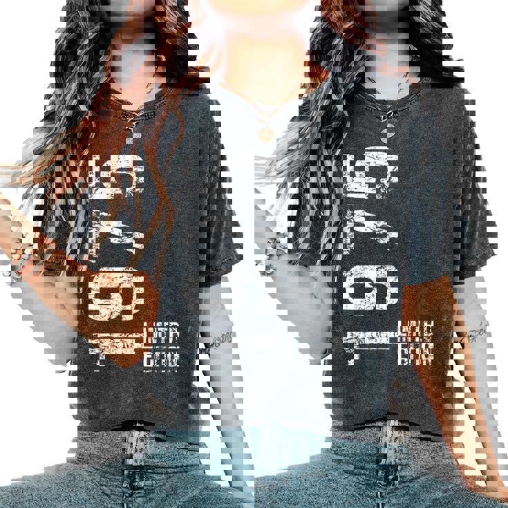 50歳の誕生日 男性 女性 50歳 1975年 誕生日プレゼント レディースオーバーサイズコンフォートTシャツ