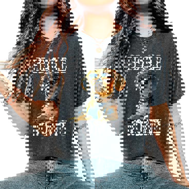 Beagle Mommyビーグル ママ フンデ ママについてつぶやく イングリッシュ・ビーグル ママ レディースオーバーサイズコンフォートTシャツ Beagle Mommyビーグル ママ フンデ ママについてつぶやく イングリッシュ・ビーグル ママ レディースオーバーサイズコンフォートTシャツ