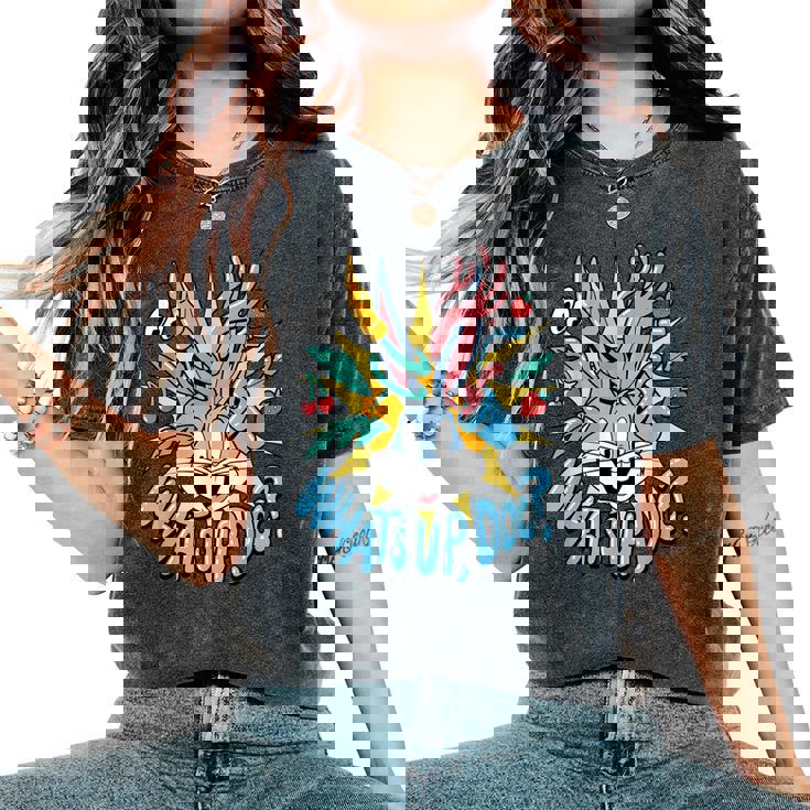 Bugs Bunny What's Up Doc レディースオーバーサイズコンフォートTシャツ