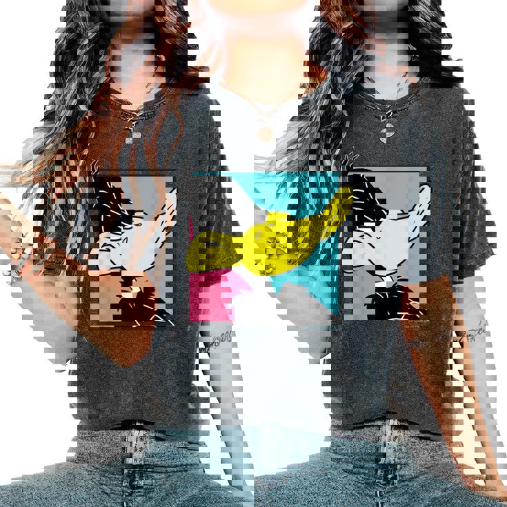 Daffy Duck レディースオーバーサイズコンフォートTシャツ