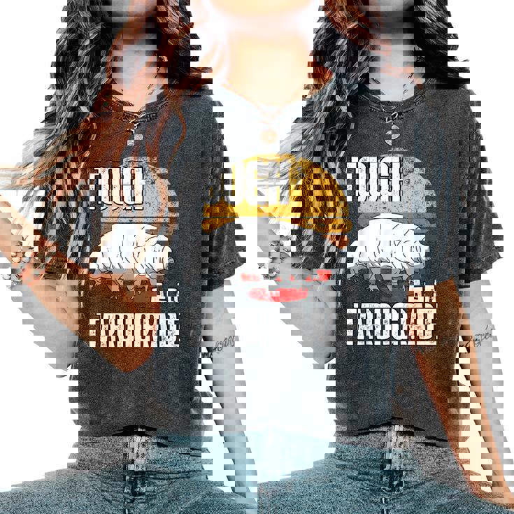 Tardigrade ウミグマ クマムシ 苔 生物学 レディースオーバーサイズコンフォートTシャツ Tardigrade ウミグマ クマムシ 苔 生物学 レディースオーバーサイズコンフォートTシャツ