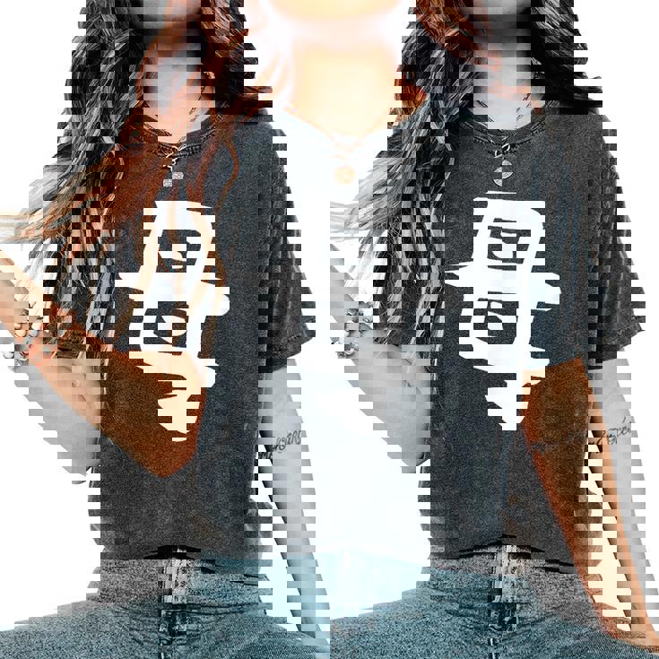 【母】母の日 お母さん 面白い 文字 家族お揃い ネタ ウケ狙い 笑える おもしろ ユーモア お笑い 文字入り レディースオーバーサイズコンフォートTシャツ