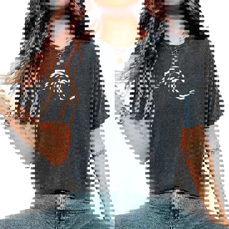 サーファーの波のサーファーの男の子の女の子のためのサーフ服 レディースオーバーサイズコンフォートTシャツ