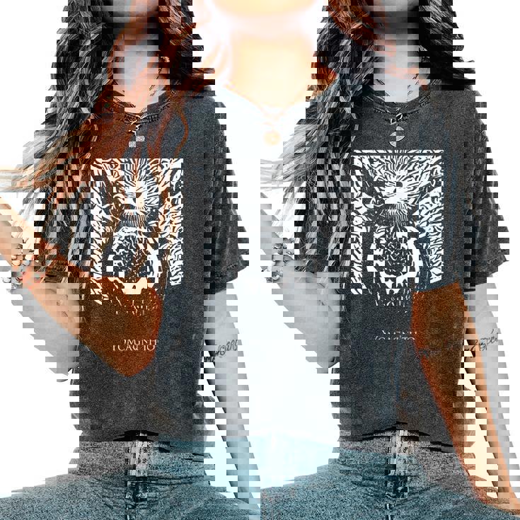 ヨーマグント・コズミック・ホラー クトゥルフ神話 オールド・ワンズ Yomagn'tho Cthulhu Mythos レディースオーバーサイズコンフォートTシャツ