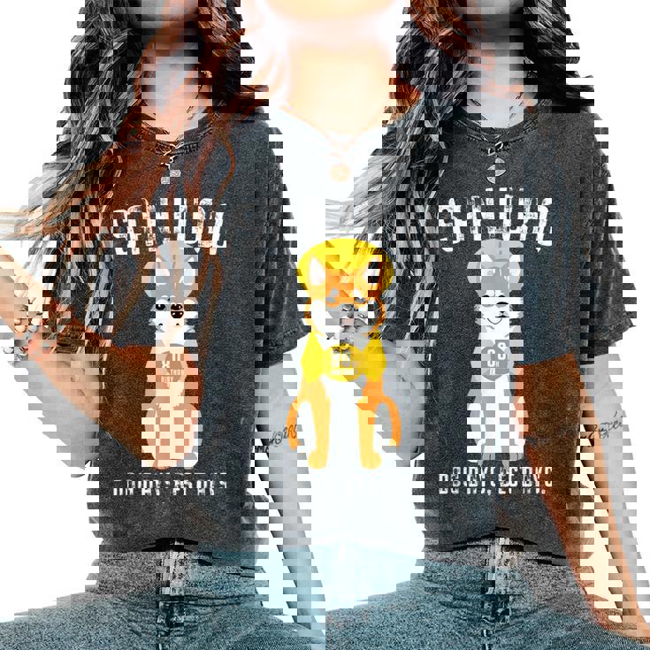 傘寿祝い 犬 柴犬 ちゃんちゃんこ 男性 女性 犬好き 80歳 Dog Days Best Days レディースオーバーサイズコンフォートTシャツ 傘寿祝い 犬 柴犬 ちゃんちゃんこ 男性 女性 犬好き 80歳 Dog Days Best Days レディースオーバーサイズコンフォートTシャツ