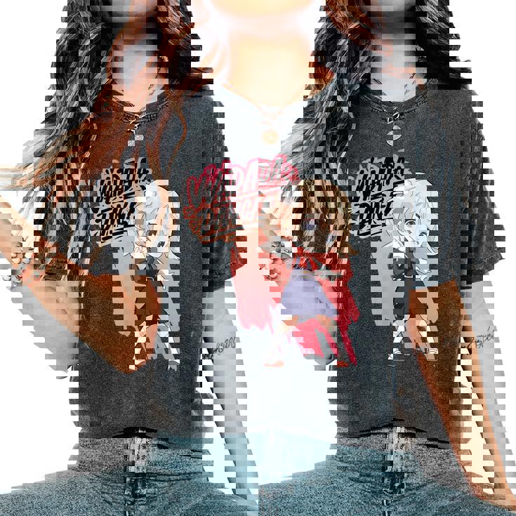 和田ダン しぐれ うい ロリ ダンス ダンス アニメ 女の子 レディースオーバーサイズコンフォートTシャツ