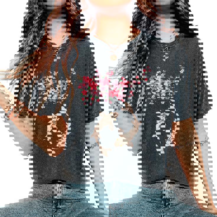 和鯉 鯉 錦鯉 魚 桜 男性 女性 レディースオーバーサイズコンフォートTシャツ 和鯉 鯉 錦鯉 魚 桜 男性 女性 レディースオーバーサイズコンフォートTシャツ