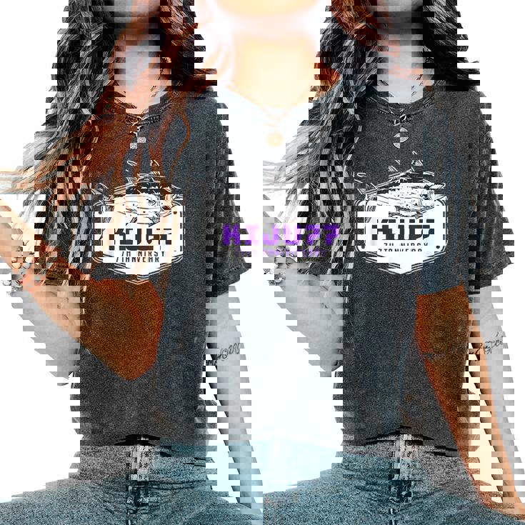 喜寿祝い 釣り好き お魚好き 男性 女性人気 父の日 77歳 誕生日 おしゃれ レディースオーバーサイズコンフォートTシャツ 喜寿祝い 釣り好き お魚好き 男性 女性人気 父の日 77歳 誕生日 おしゃれ レディースオーバーサイズコンフォートTシャツ