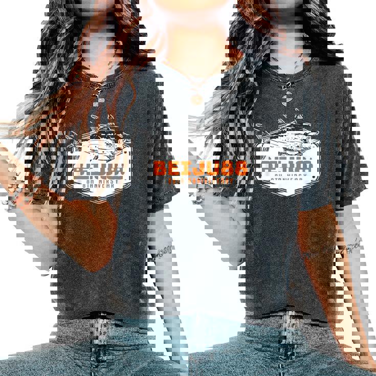 米寿祝い 釣り好き お魚好き 男性 女性人気 父の日 88歳 誕生日 おしゃれ レディースオーバーサイズコンフォートTシャツ