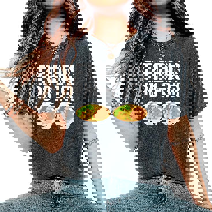 面白い フォーアート 男性 女性 ベトナムヌードル スープ しゃれ レディースオーバーサイズコンフォートTシャツ