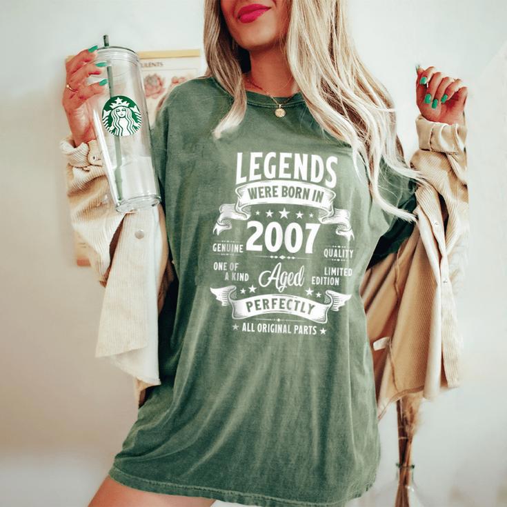 Camiseta Vintage "Edición Limitada 2007" - Cumpleaños Para Mujer, Cuello V, Diseño Retro