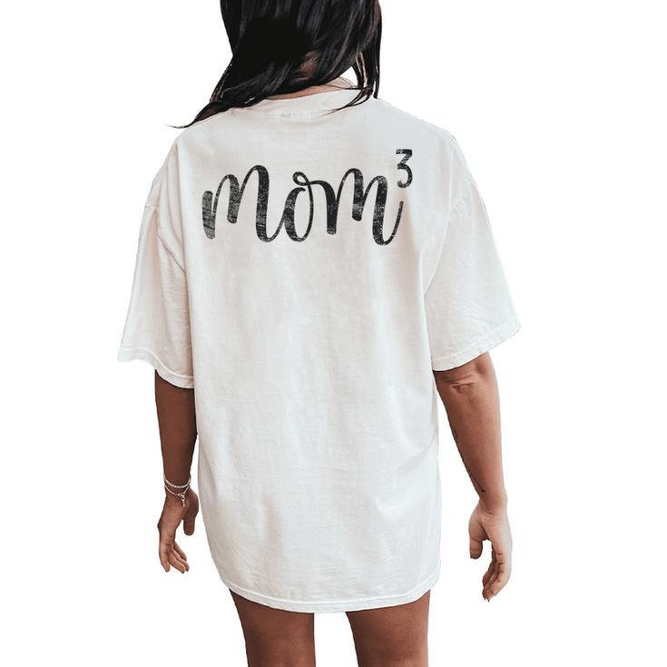 Mom3 Mom Cubed Mother Of Three Mama Of 3 Women T-shirt | Mazezy AU