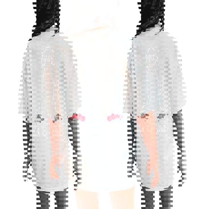 Thanks For Loving Me Best Dog Mom Ever Fur Mama Women's Oversized Comfort T-Shirt Back Print