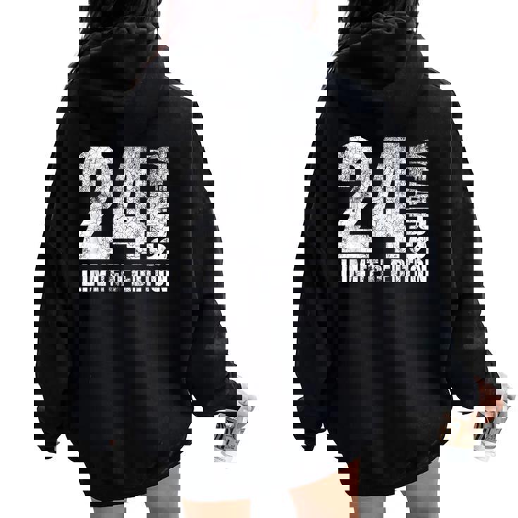 24歳 男性 ギフト 24歳 誕生日プレゼント 女性用 レディース オーバーサイズ パーカー バックプリント