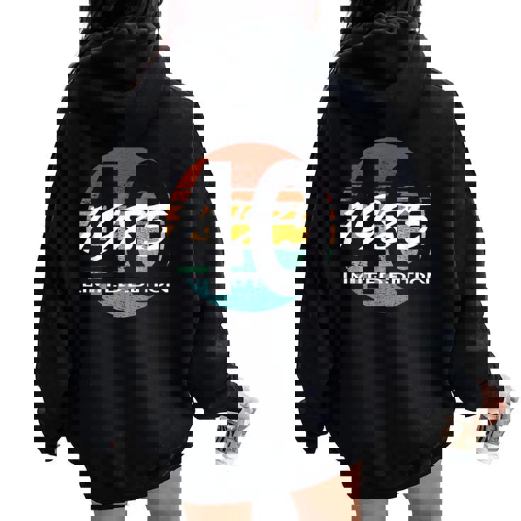 40歳の誕生日 男性 女性 40歳 1985年生まれ レディース オーバーサイズ パーカー バックプリント