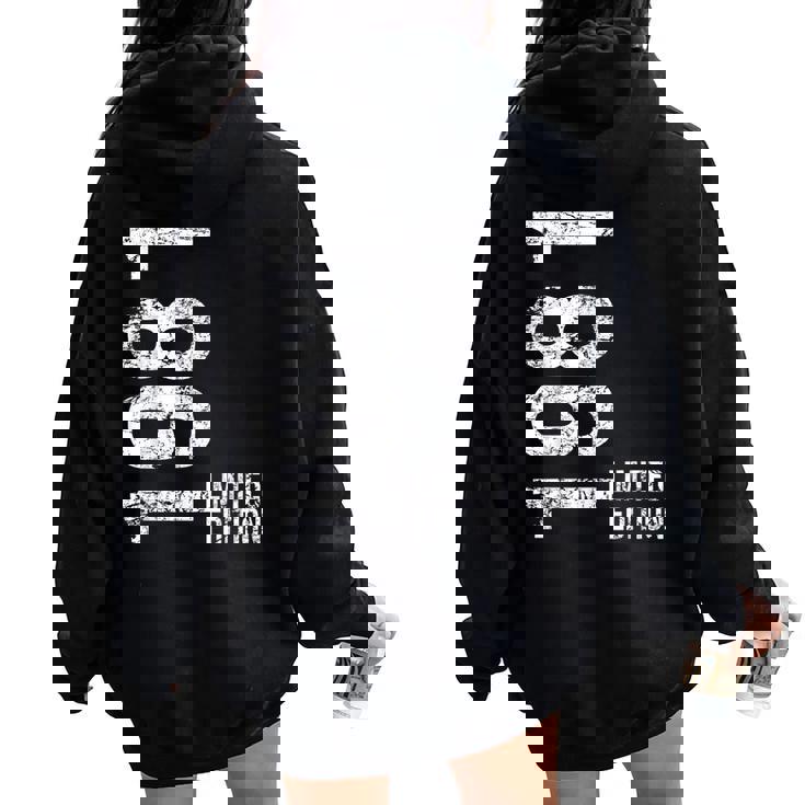 44歳の誕生日 男性 女性 44歳 1981年 誕生日プレゼント レディース オーバーサイズ パーカー バックプリント