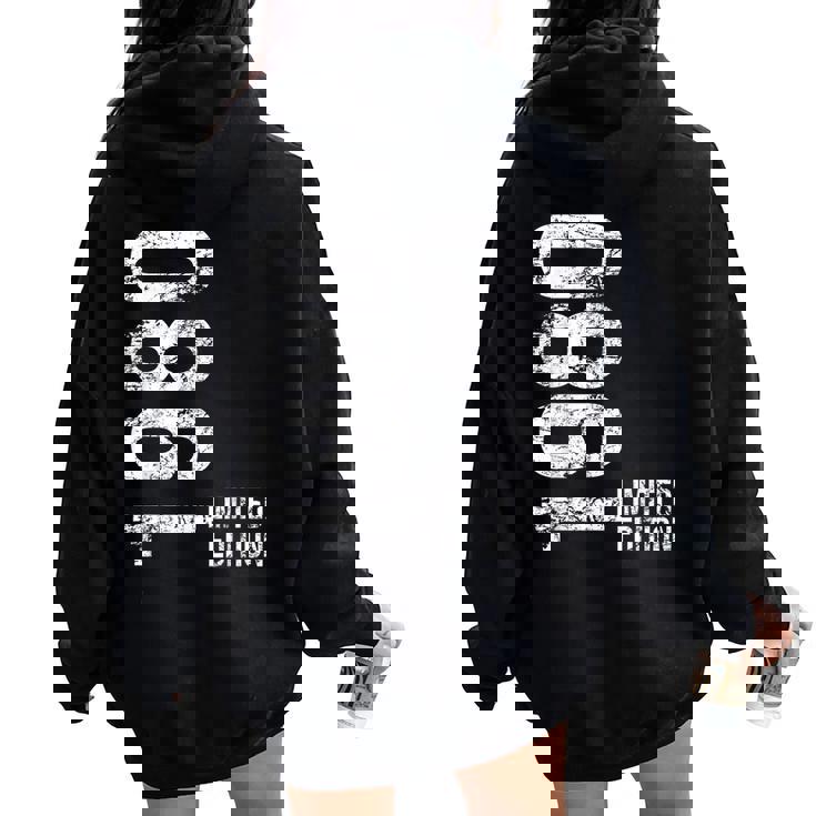 45歳の誕生日 男性 女性 45歳 1980年 誕生日プレゼント レディース オーバーサイズ パーカー バックプリント