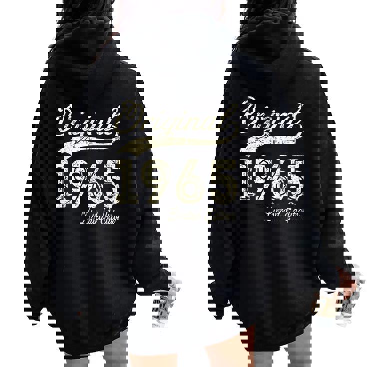 60Th Birthday Womenintage 1965 Original Parts レディース オーバーサイズ パーカー バックプリント