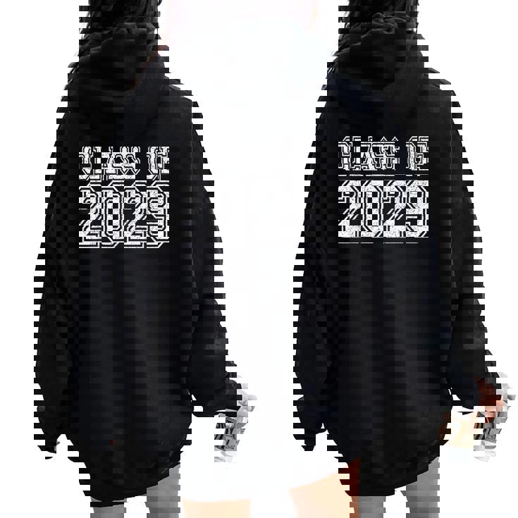 Class Of 2029 Graduate For Graduation レディース オーバーサイズ パーカー バックプリント