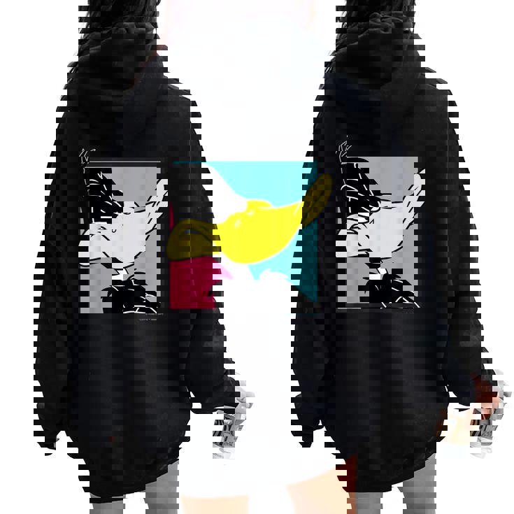 Daffy Duck レディース オーバーサイズ パーカー バックプリント