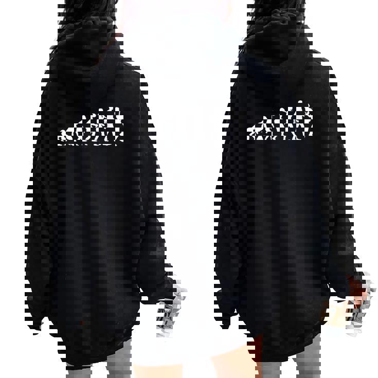 E Guitar Evolution Para Hombre Y Women Oversized Hoodie Back Print