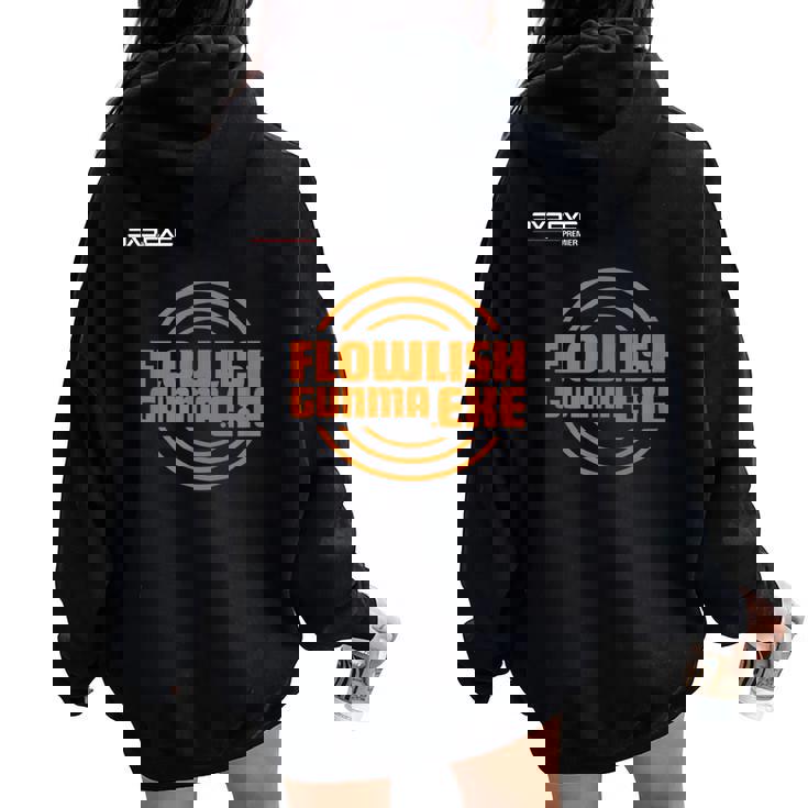 Flowlish GunmaExe_1_横井美沙 レディース オーバーサイズ パーカー バックプリント Flowlish GunmaExe_1_横井美沙 レディース オーバーサイズ パーカー バックプリント