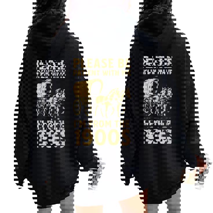 For Dad I'm From 1900S Father's Day Women Oversized Hoodie Back Print