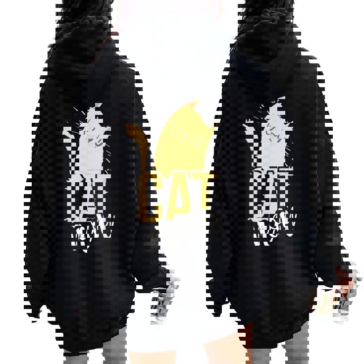 80 Cotone 20 Pelo Di Gatto Gatto Mamma Gatti Regalo Retro Felpa