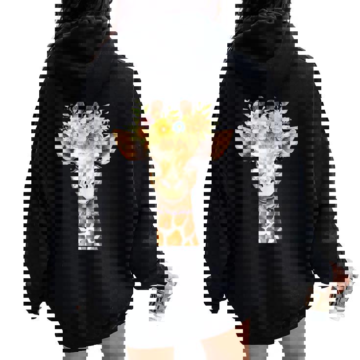 - Girafe Pour Homme Et Afari Girafe Lovers Sweat à capuche oversize pour femme avec imprimé dans le dos