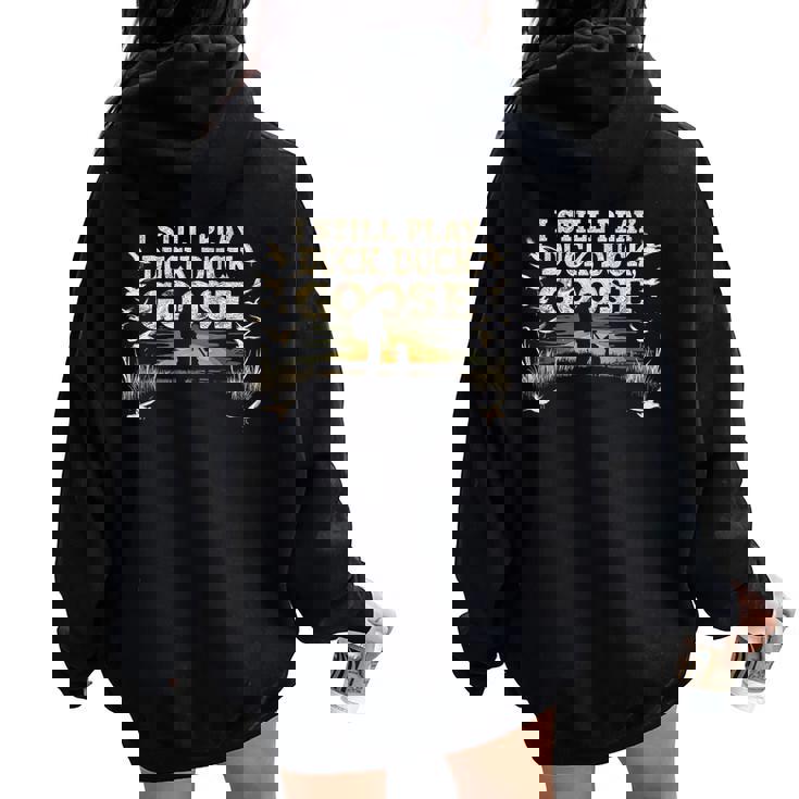 Itill Play Duck Hunting itka Camo Dux Waterfowl メンズ レディース オーバーサイズ パーカー バックプリント