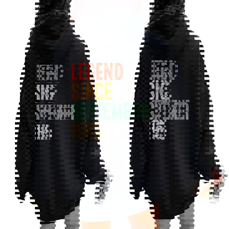 Legend 1965 60Th Birthday For 60 Year Old Women Oversized Hoodie Back Print