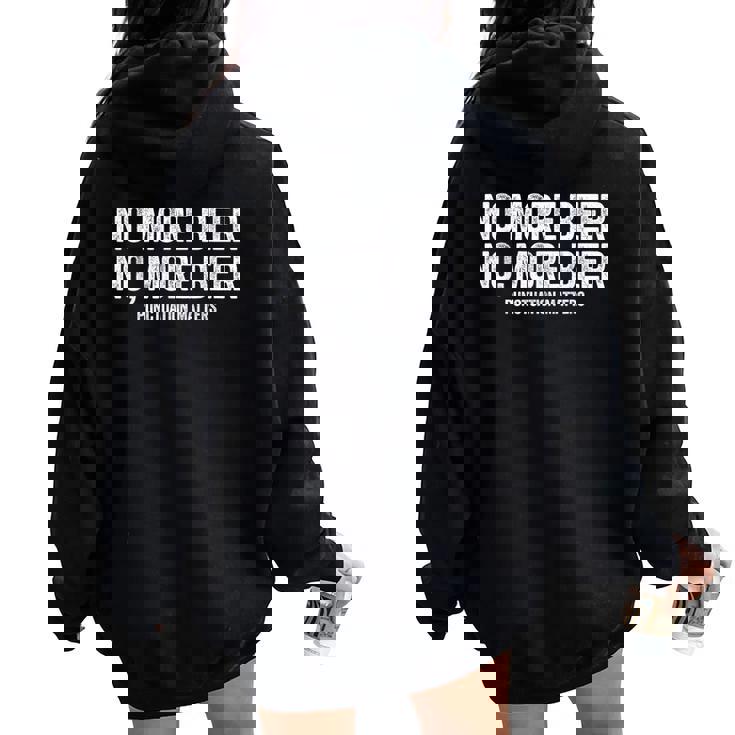 No More Beer シャツ 句読点 Matters メンズ レディース 面白い レディース オーバーサイズ パーカー バックプリント