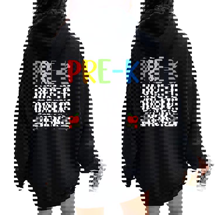 かわいい Pre-K Teacher chool Prek Teacher メンズ レディース レディース オーバーサイズ パーカー バックプリント